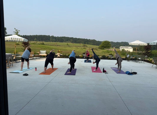Pilates at the farm