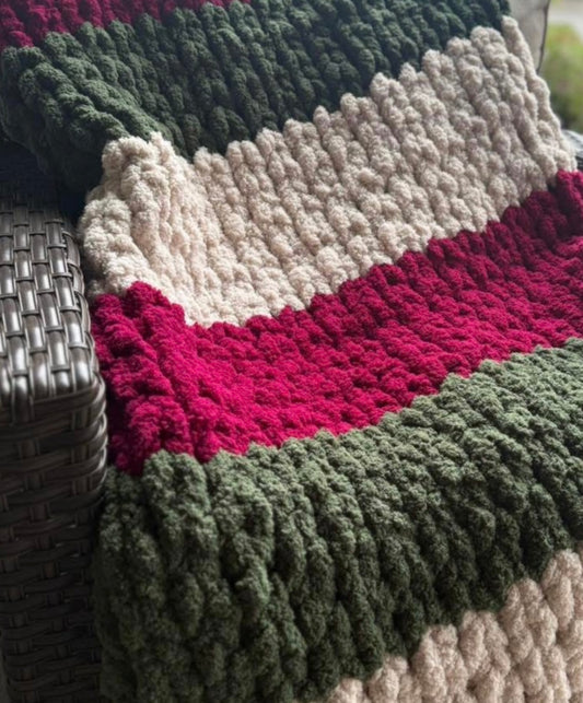 Chunky knit Blanket Workshop