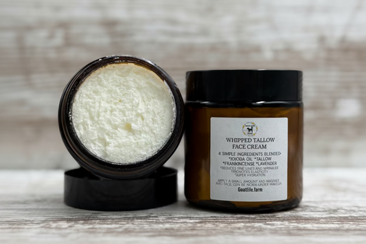 Whipped Tallow Face cream with lavender and Frankincense