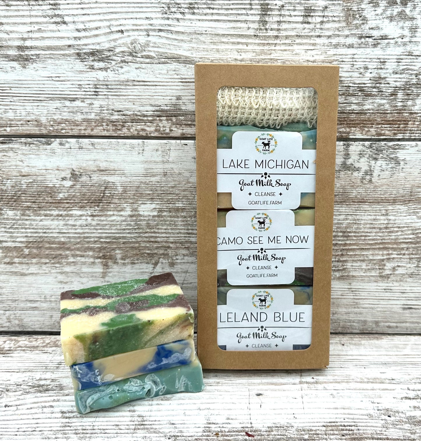Michigan Man boxed soap set