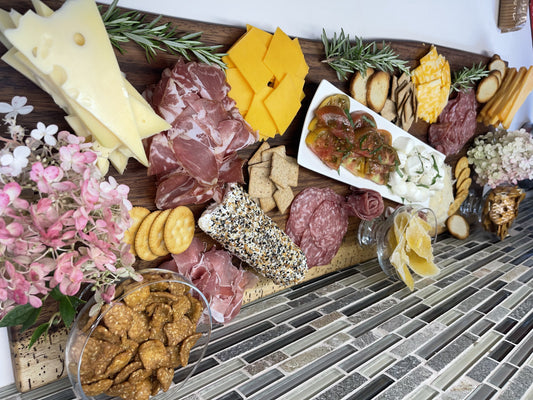 Fall charcuterie board creating