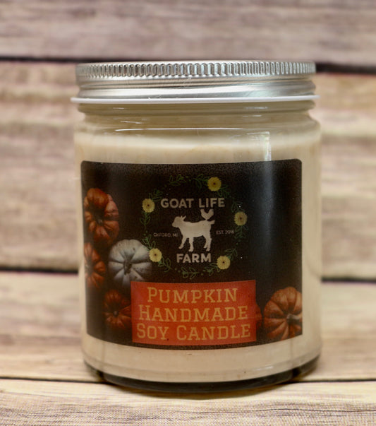 Handcrafted Soy candle - Pumpkin